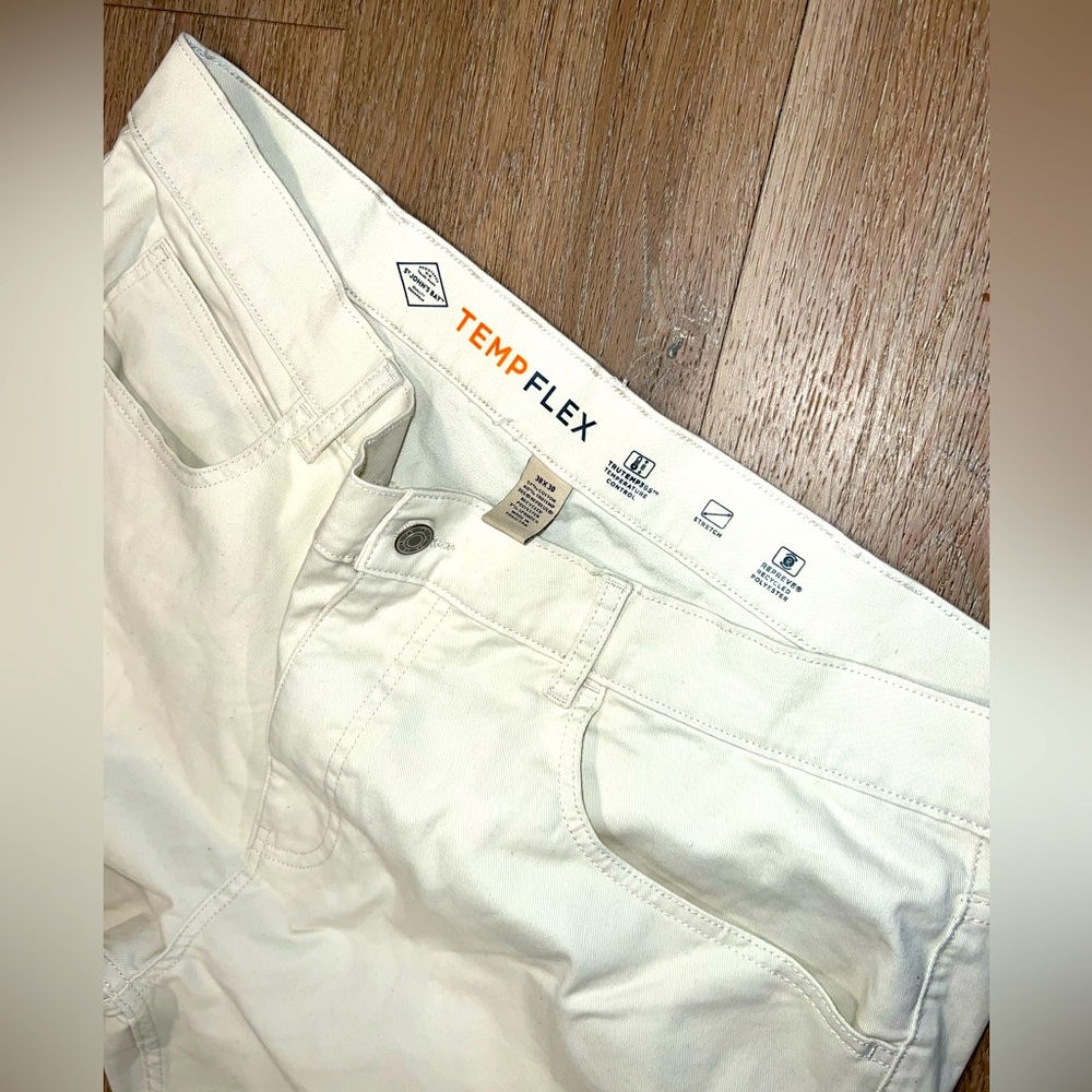 ALL WHITE Saint Johnβs Bay TEMPFLEX Jeans 38/30